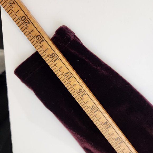 new moves velvet empire waist dark fairy midi dress womens sz 10 burgundy y2k 90 - Picture 8 of 9